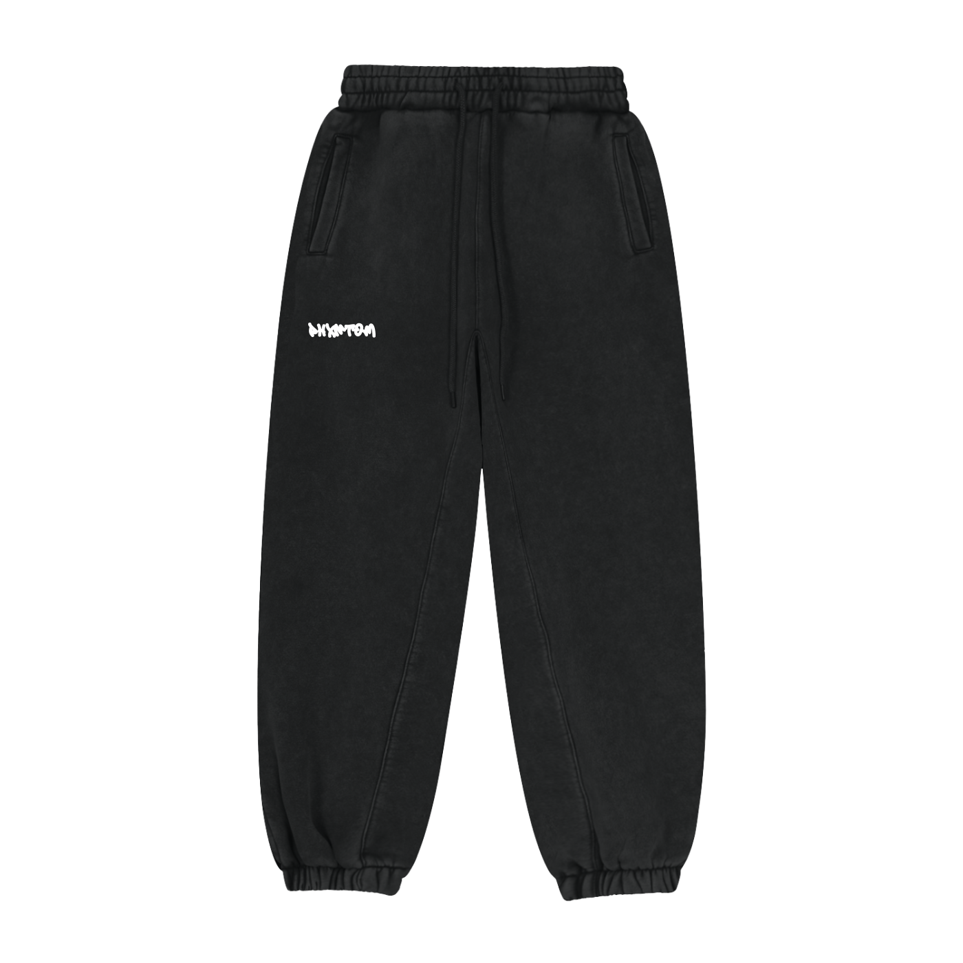 PHXNTOM Chaos Cuffed Sweatpants - White Logo