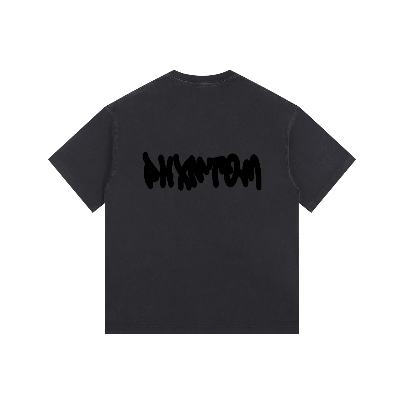 PHXNTOM Chaos Washed Tee - Black Logo