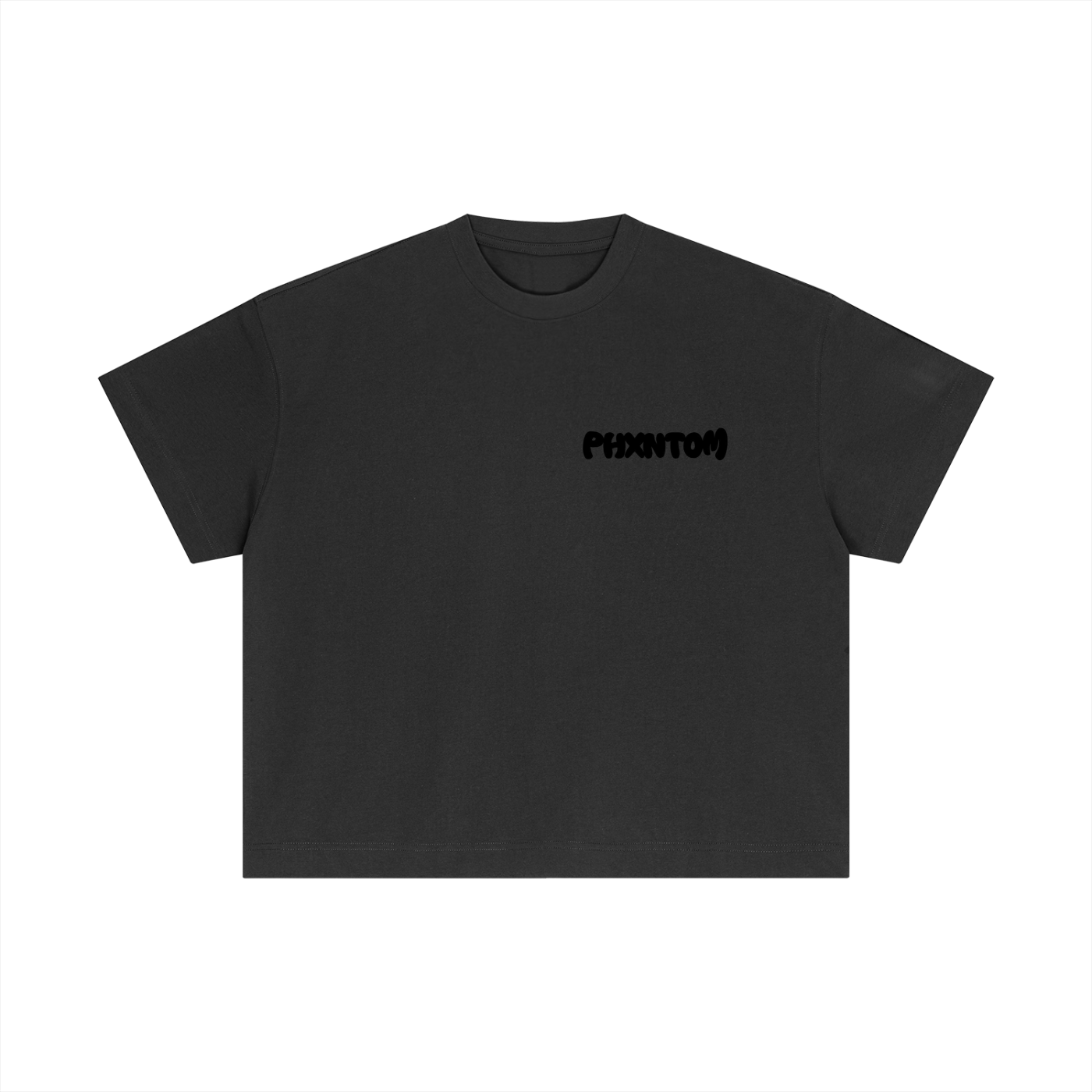 PHXNTOM Core Oversized Tee - Black Logo