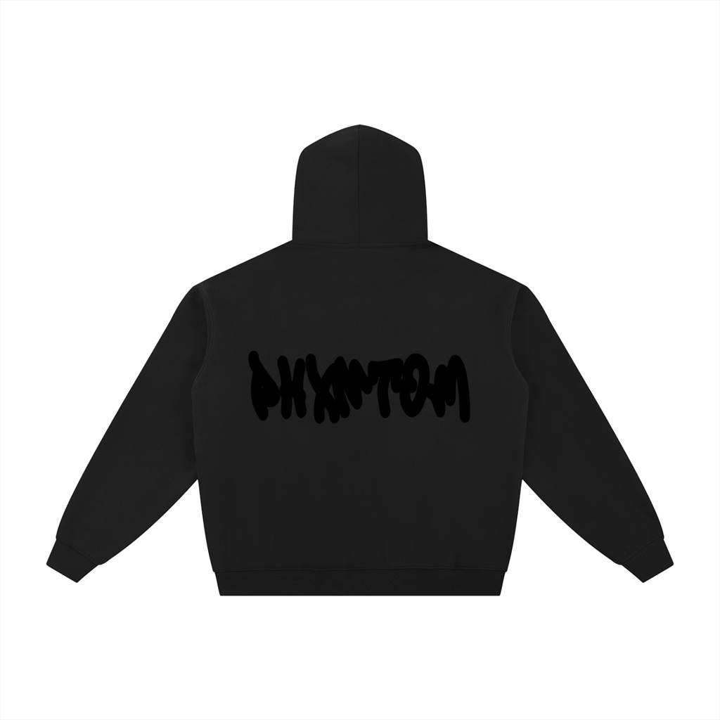 PHXNTOM Chaos Zip-Up Hoodie - Black Logo