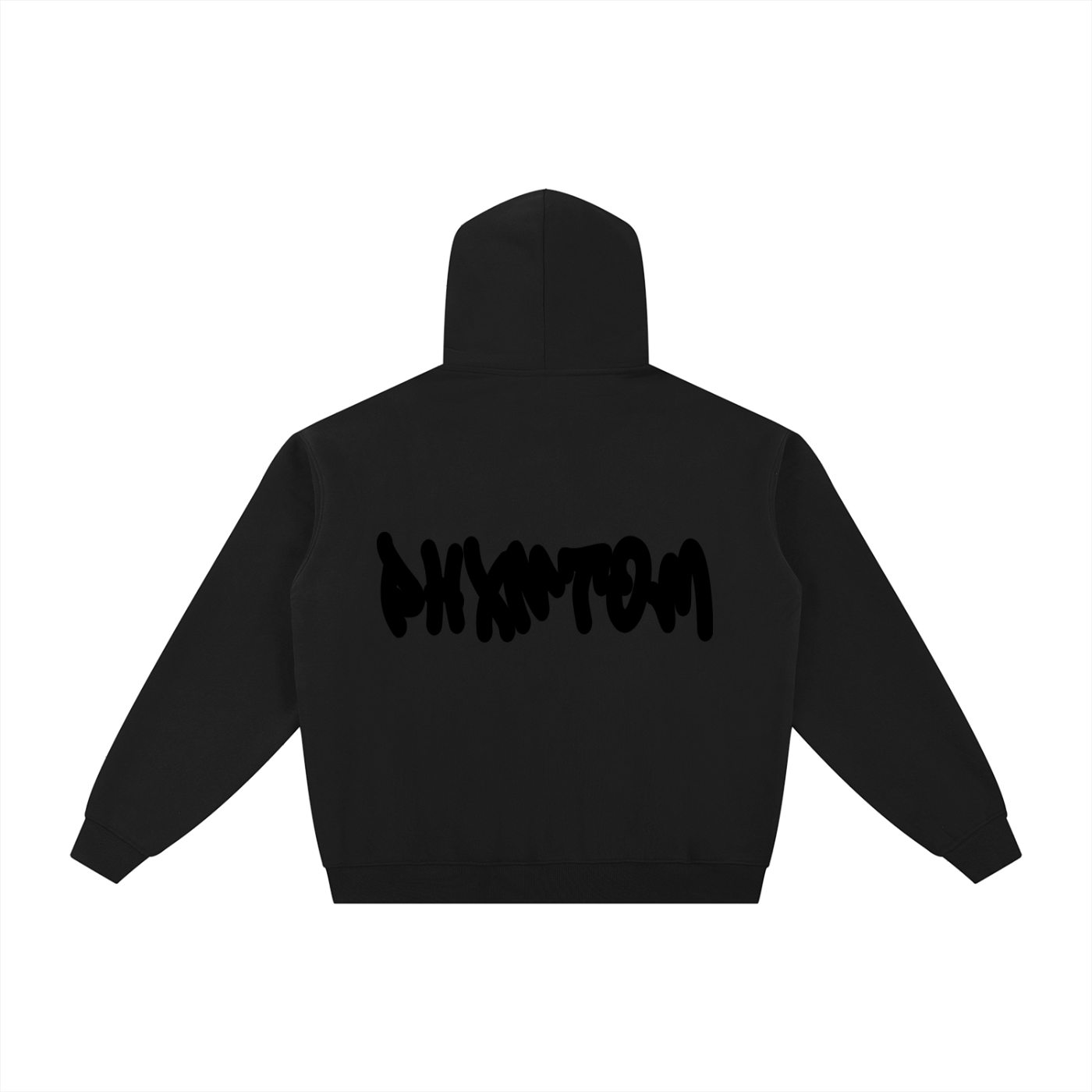 PHXNTOM Chaos Zip-Up Hoodie - Black Logo