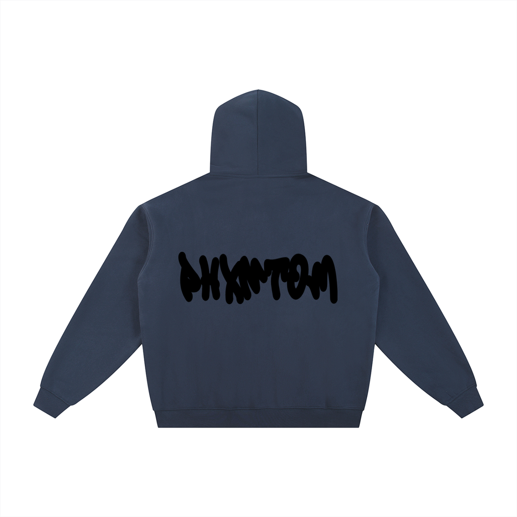 PHXNTOM Chaos Zip-Up Hoodie - Black Logo