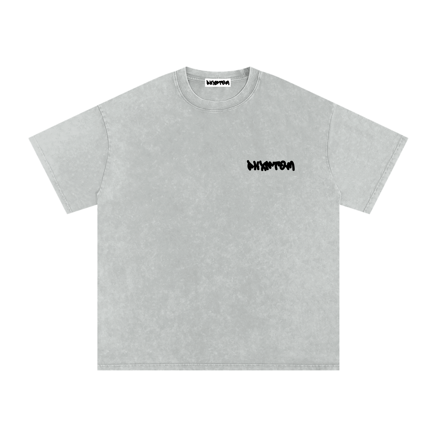 PHXNTOM Chaos Washed Tee - Black Logo