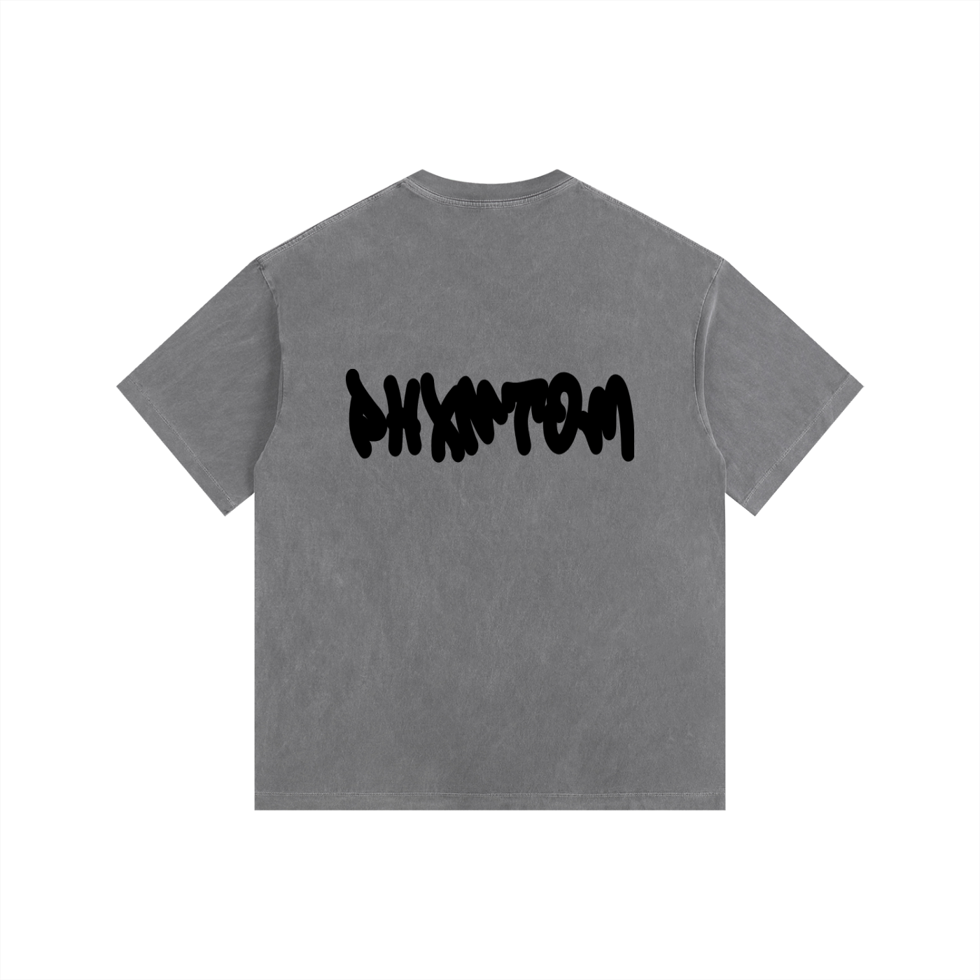 PHXNTOM Chaos Washed Tee - Black Logo