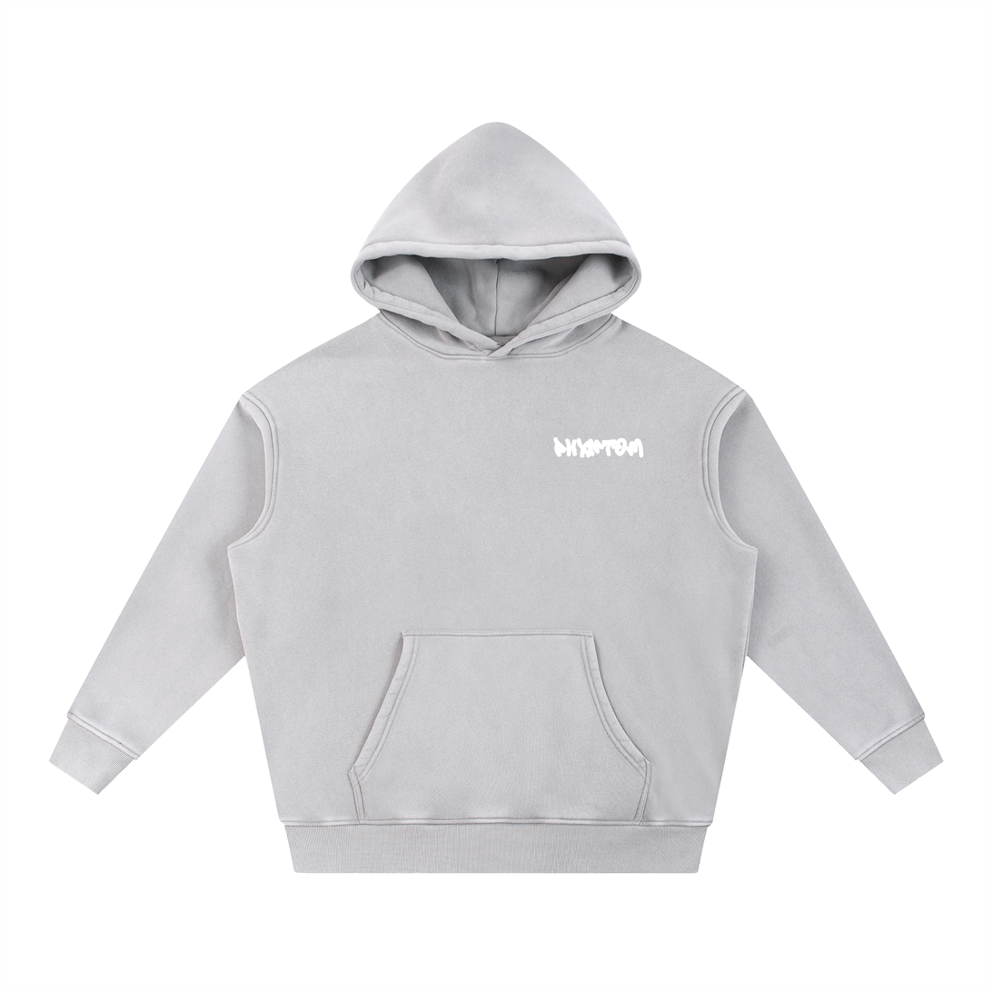 PHXNTOM Chaos Washed Hoodie - White Logo