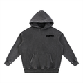 PHXNTOM Chaos Washed Hoodie - Black Logo