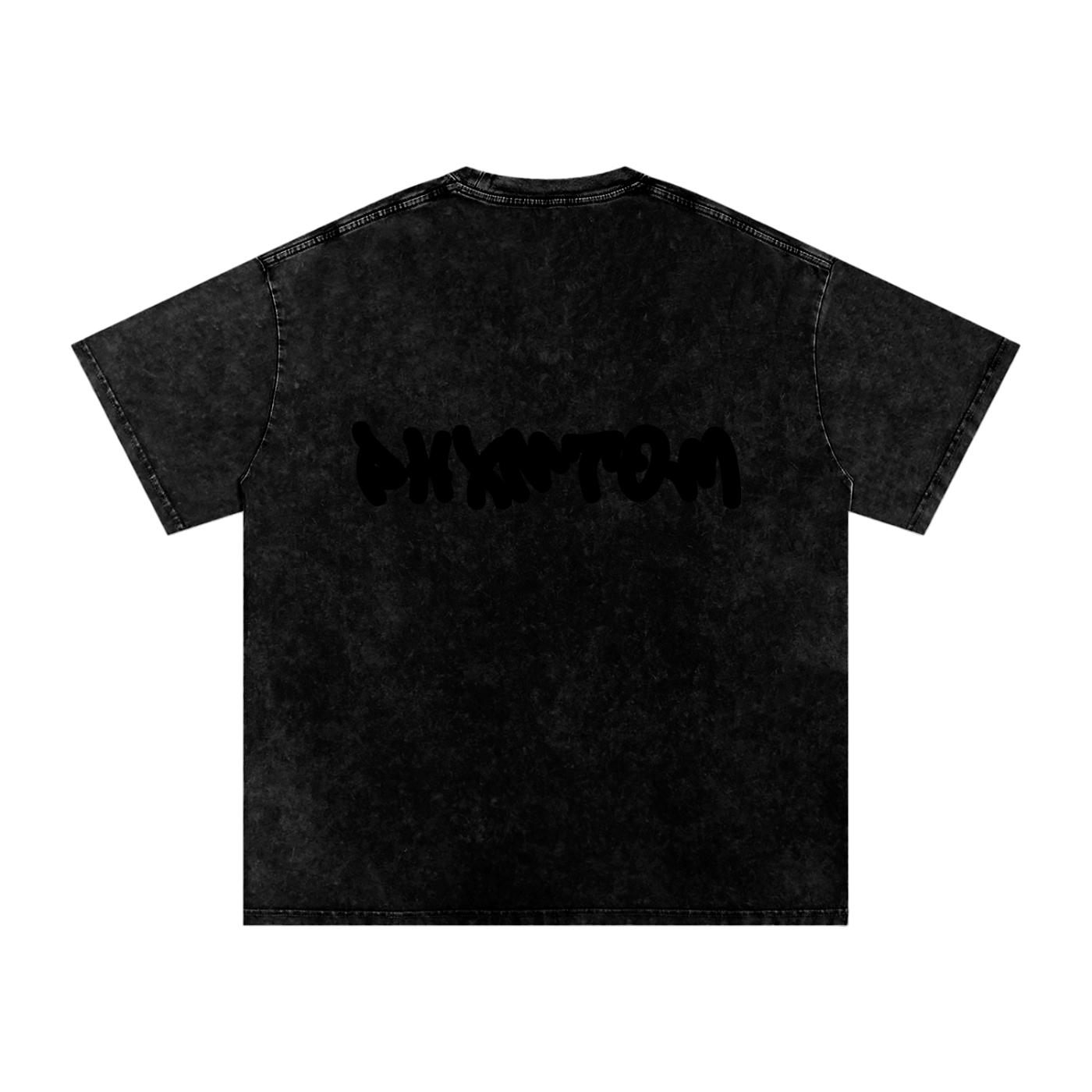 PHXNTOM Chaos Washed Tee - Black Logo