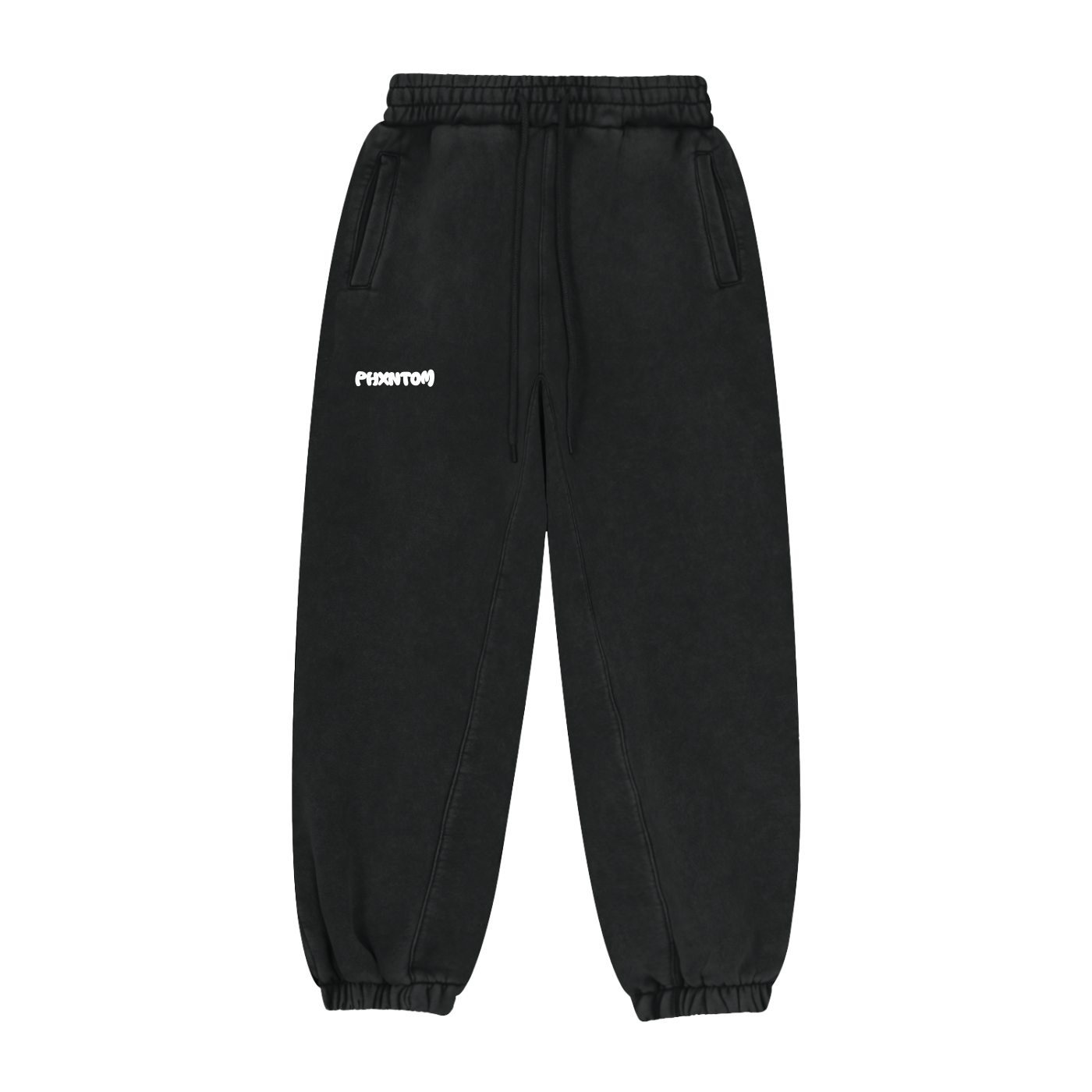PHXNTOM Core Cuffed Sweatpants - White Logo