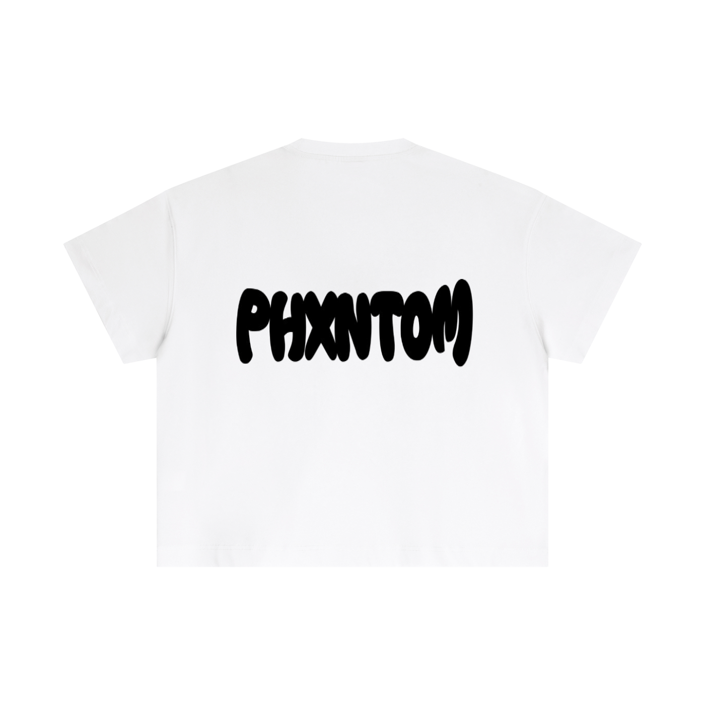 PHXNTOM Core Oversized Tee - Black Logo