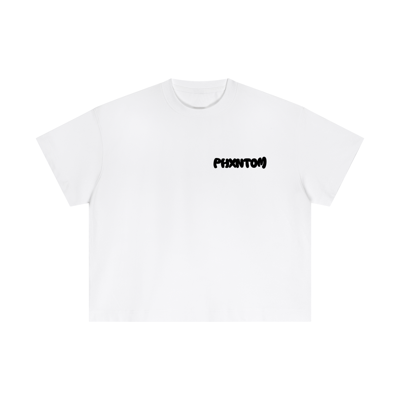 PHXNTOM Core Oversized Tee - Black Logo