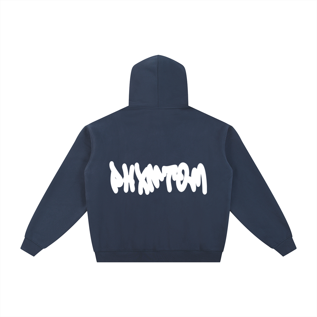 PHXNTOM Chaos Zip-Up Hoodie - White Logo