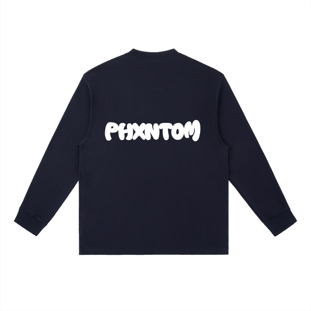PHXNTOM Core Long Sleeve - White Logo