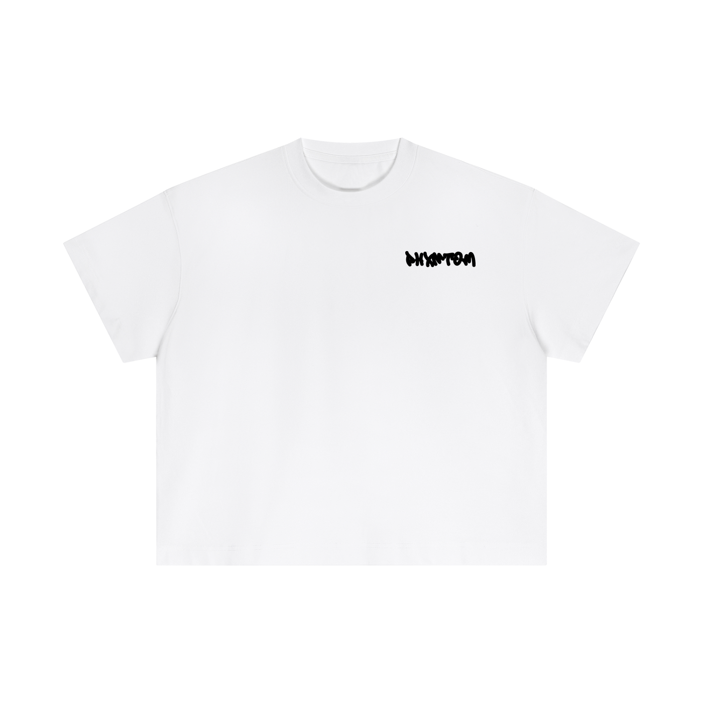 PHXNTOM Chaos Oversized Tee - Black Logo
