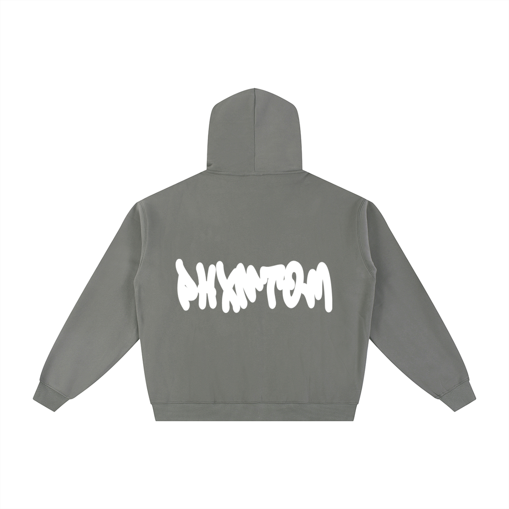 PHXNTOM Chaos Zip-Up Hoodie - White Logo