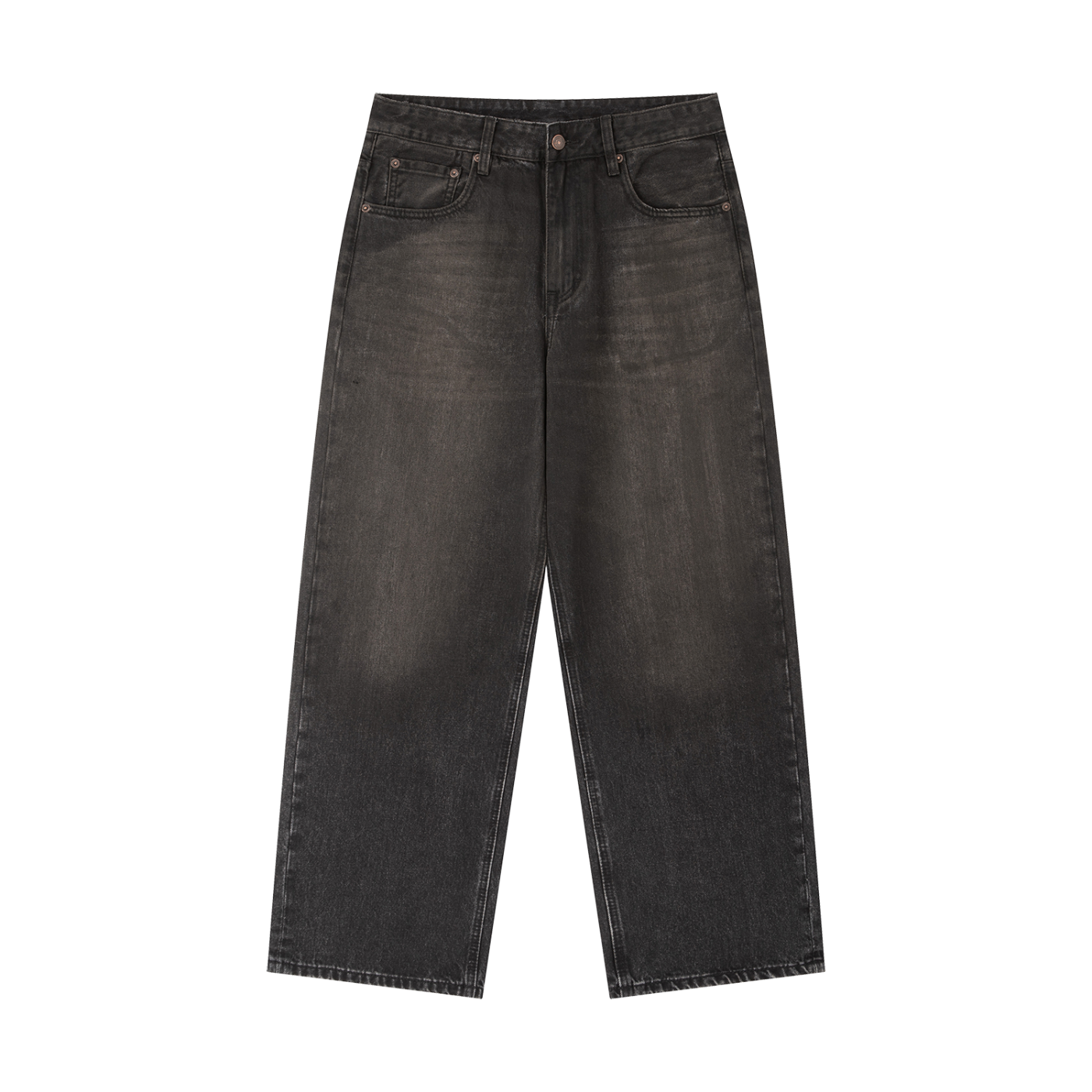 PHXNTOM Chaos Black Jeans - Black Logo