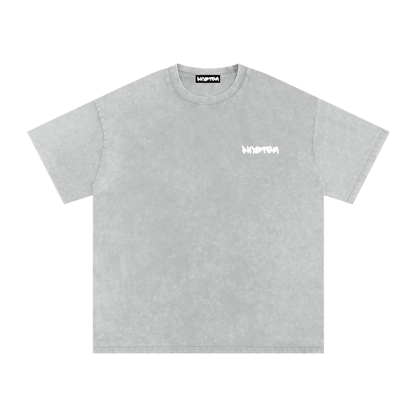 PXHNTOM Chaos Washed Tee - White Logo